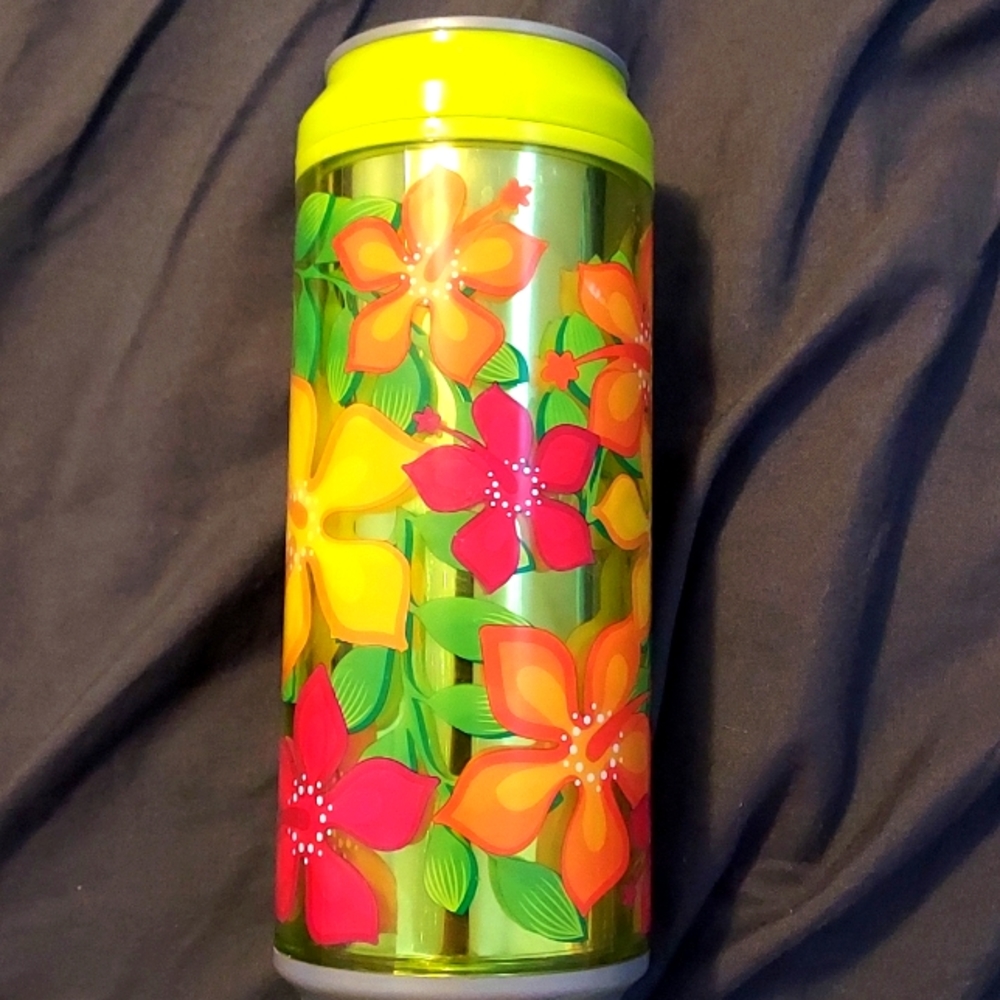 Floral water bottle